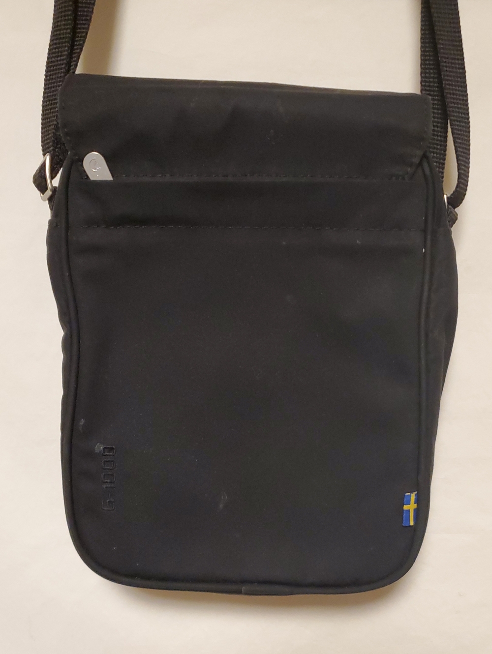 Fjallraven Heavy Canvas Black Crossbody  Bag Adjustable Strap - Picture 3 of 4